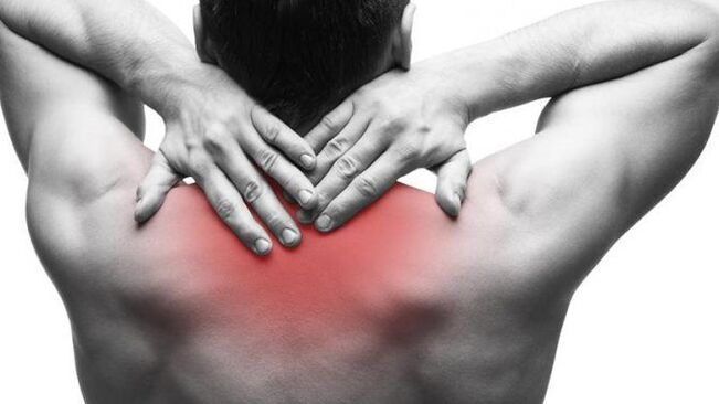 Back pain between the shoulder blades
